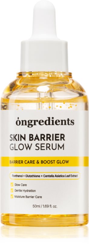 Ongredients Skin Barrier Glow Serum ser cu efect iluminator pentru uniformizarea nuantei tenului 50 ml