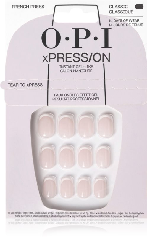 OPI xPRESS/ON unghii artificiale French Press 30 buc
