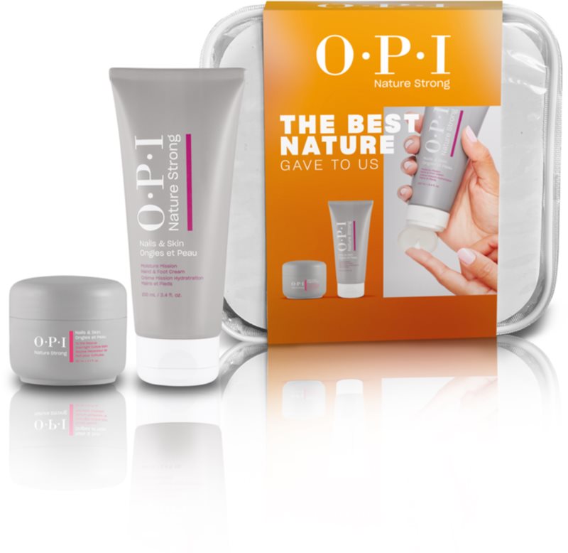 OPI Nature Strong Nails&Skin set cadou pentru unghii și cuticule