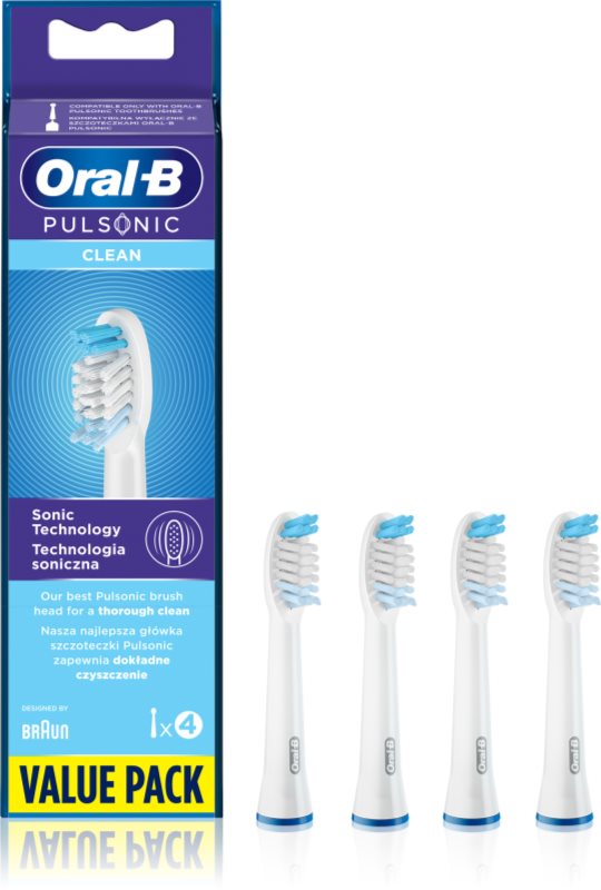 Oral-B Pulsonic Clean capete de schimb pentru periuta de dinti 4 buc