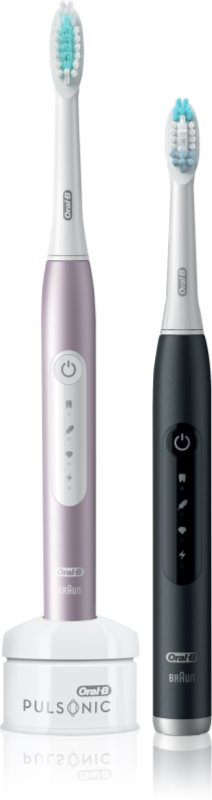 Oral-B Pulsonic Slim Luxe 4900 Sonic Electric periuță de dinți, 2 setari Rose Gold/Matte Black 1 buc