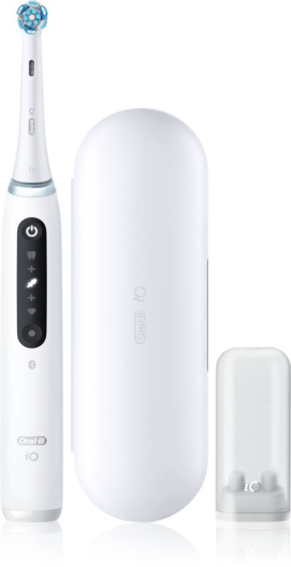 Oral-B iO5 periuta de dinti electrica cu sac Quite White 1 buc