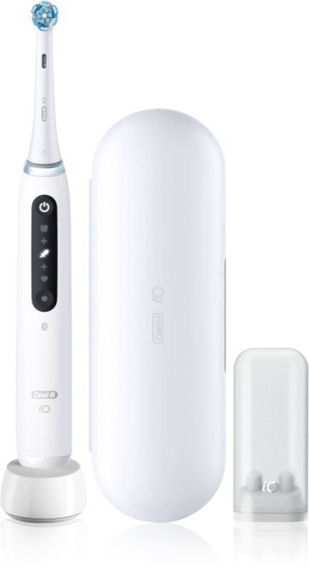 Oral-B iO5 periuta de dinti electrica cu sac Quite White 1 buc