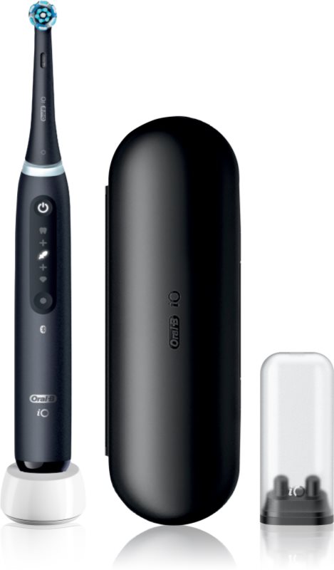 Oral-B iO5 periuta de dinti electrica cu sac Matt Black