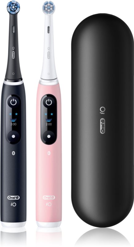 Oral-B iO6 Connected Coach periuta de dinti electrica cu sac pachet duo 2 buc