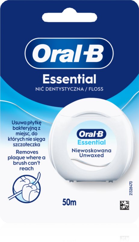 Oral-B Essential Floss Unwaxed ata dentara neceruita 50 m