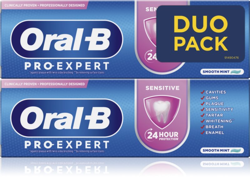 Oral-B Pro Expert Sensitive pasta de dinti pentru dinti sensibili 2x75 ml