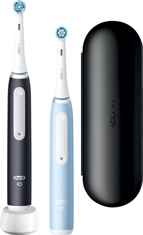 Oral-B iO3 periuta de dinti electrica DUO Black&Blue 2 buc