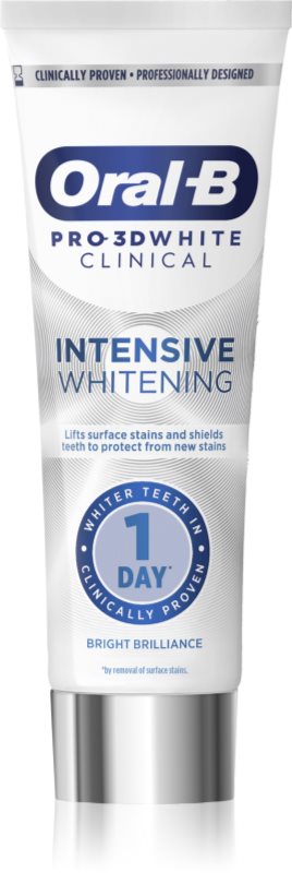 Oral-B Pro-3D White Intensive Whitening pasta intensa de albire a dintilor Bright Brilliance 75 ml