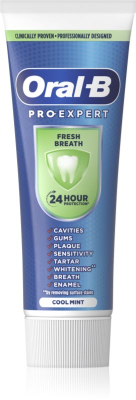 Oral-B Pro-Expert Fresh Breath pasta de dinti pentru respiratie proaspata Cool Mint 75 ml