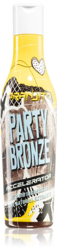 Oranjito Party Bronze Accelerator loțiune pentru bronzat la solar, cu componente bio și accelerator de bronzare unisex 200 ml