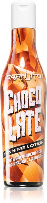 Oranjito Chocolate Bronze loțiune pentru bronzat la solar, cu componente bio și accelerator de bronzare 200 ml