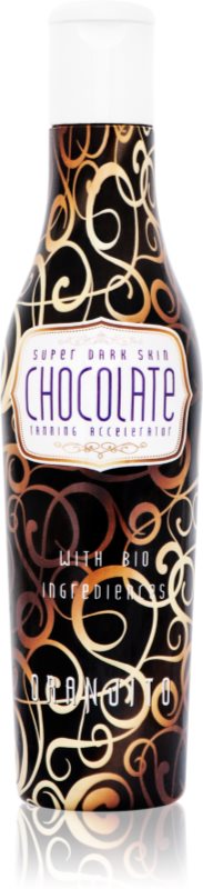 Oranjito Max. Effect Chocolate loțiune pentru bronzat la solar, cu componente bio și accelerator de bronzare 200 ml