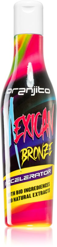 Oranjito Mexican Bronze Accelerator loțiune pentru bronzat la solar, cu componente bio și accelerator de bronzare 200 ml