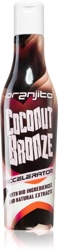 Oranjito Coconut Bronze Accelerator loțiune pentru bronzat la solar, cu componente bio și accelerator de bronzare 200 ml
