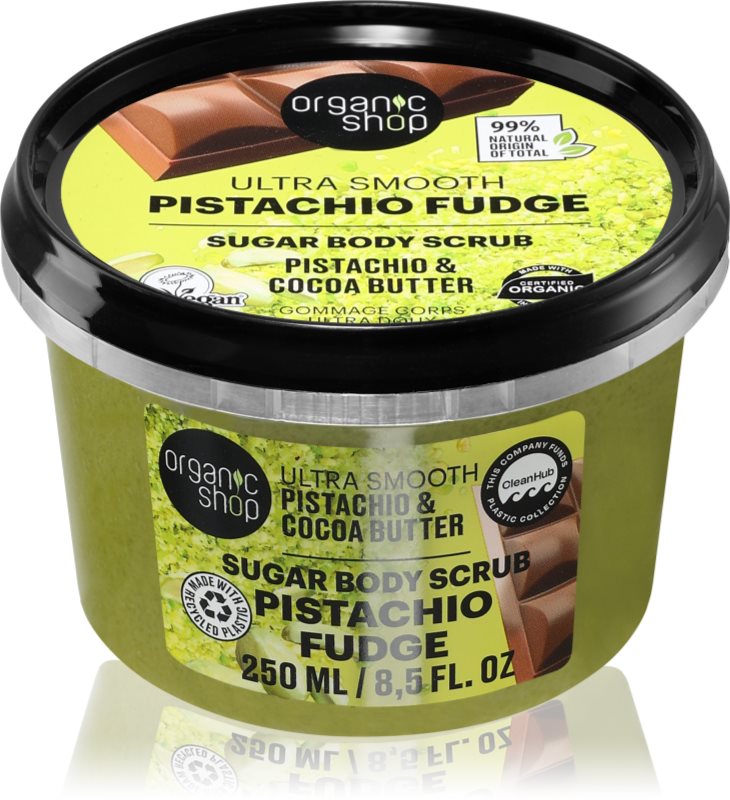 Organic Shop Pistachio Fudge exfoliant delicat pentru corp 250 ml