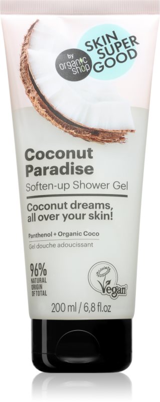 Organic Shop Skin Super Good Coconut Paradise gel de dus relaxant 200 ml