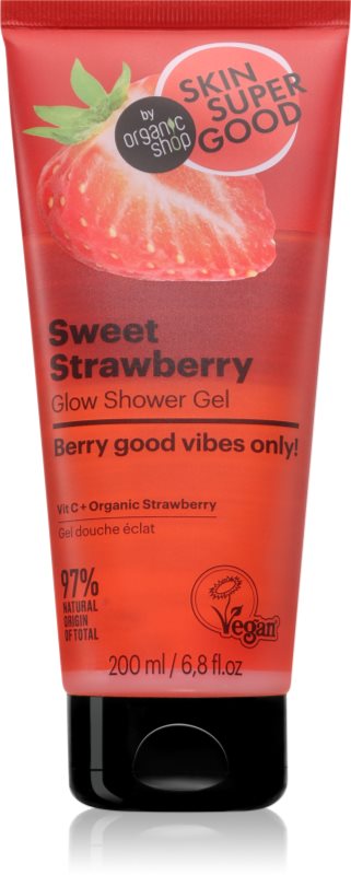 Organic Shop Skin Super Good Sweet Strawberry gel de dus hranitor 200 ml