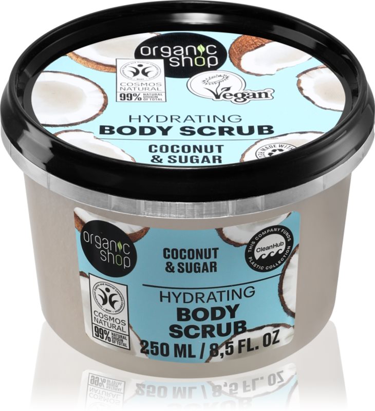 Organic Shop Body Scrub Coconut & Sugar exfoliant de corp hidratant 250 ml