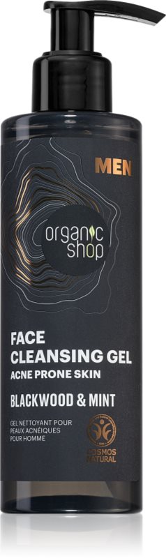 Organic Shop Men Blackwood & Mint gel de curățare pentru barbati 200 ml