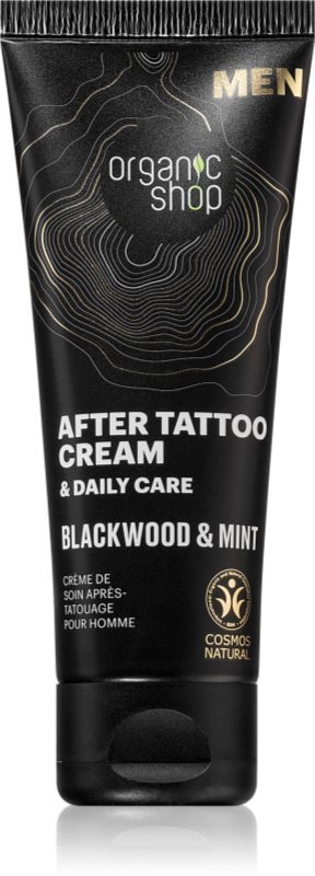 Organic Shop Men Blackwood & Mint cremă pentru îngrijirea tatuajelor 75 ml