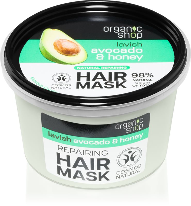 Organic Shop Natural Avocado & Honey masca de par regeneratoare 250 ml