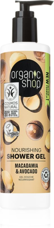 Organic Shop Macadamia & Avocado gel de dus hranitor 280 ml