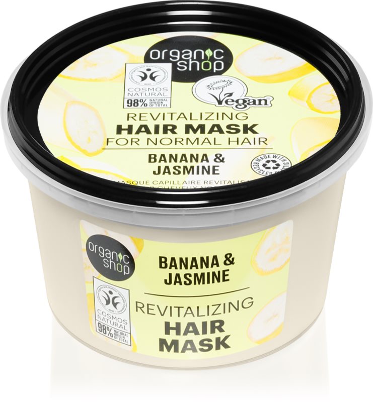 Organic Shop Banana & Jasmine Masca de par pentru volum 250 ml
