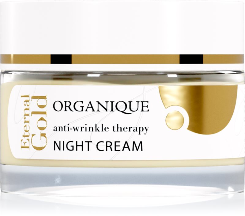 Organique Eternal Gold Anti-Wrinkle Therapy Crema de noapte hidratanta anti-rid 50 ml