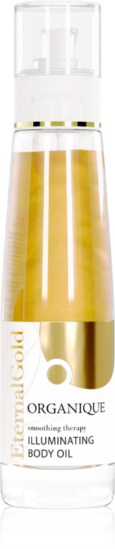 Organique Eternal Gold Smoothing Therapy Ulei de corp uscat cu particule stralucitoare 100 ml