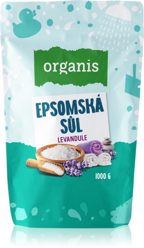 Organis Epsom salt Lavender saruri de baie 1000 g