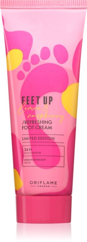 Oriflame Feet Up Lemon & Raspberry crema de picioare 75 ml