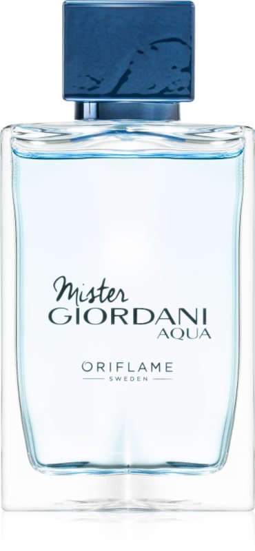 Oriflame Mister Giordani Aqua Eau de Toilette pentru bărbați 75 ml