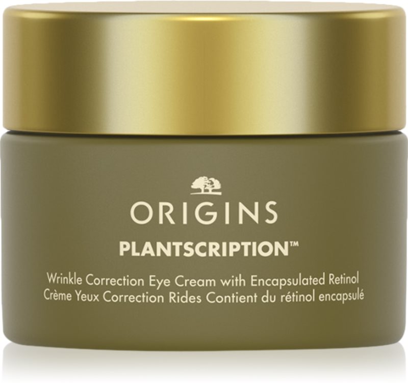 Origins Plantscription™ Wrinkle Correction Eye Cream With Encapsulated Retinol crema de ochi pentru hidratare si matifiere cu retinol 15 ml