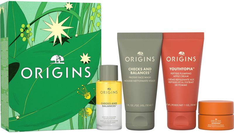 Origins Cleanse & Glow Essentials set cadou
