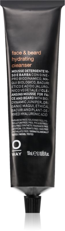 Oway Face & Beard spuma de curatat pentru față și barbă 150 ml