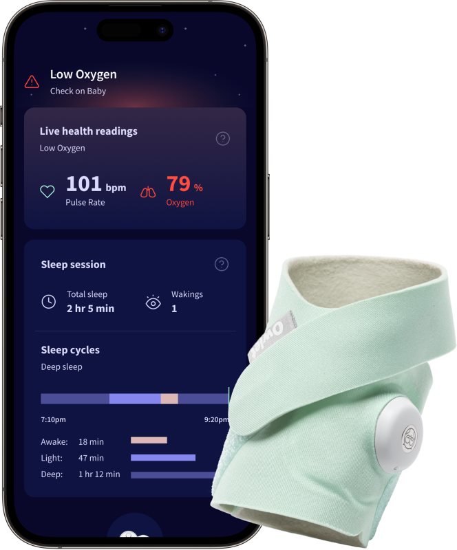 Owlet Dream Sock 0-18 m șosetă inteligentă