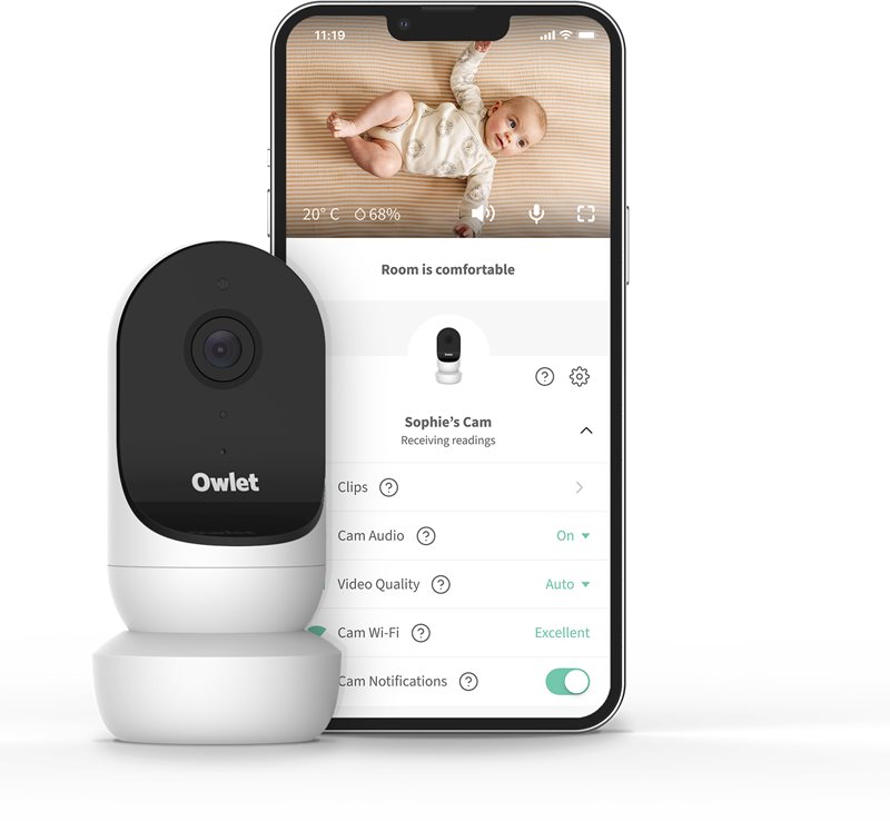 Owlet Cam 2 baby monitor video 1 buc