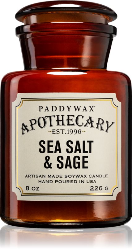 Paddywax Apothecary Sea Salt & Sage lumânare parfumată 226 g