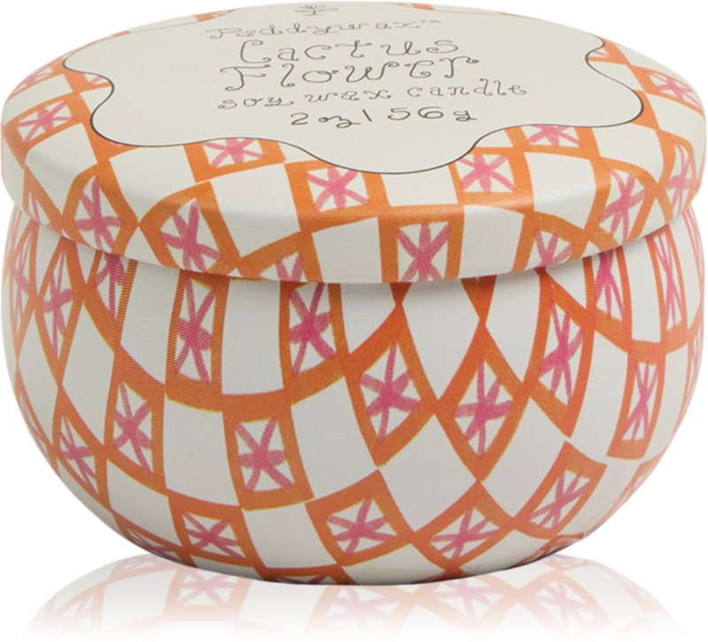 Paddywax Tulip Cactus Flower lumânare parfumată cu capac 56 g