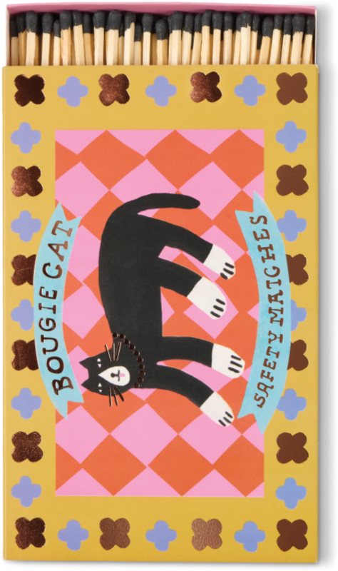 Paddywax Large Rectangle Matches Bougie Cat chibrituri 120 buc