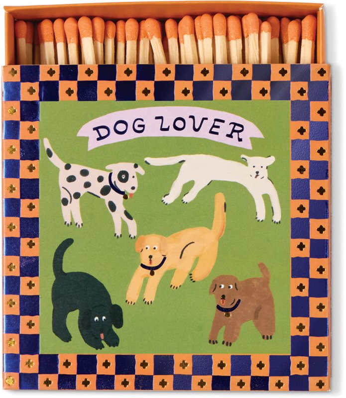 Paddywax Square Dog Lover chibrituri 125 buc
