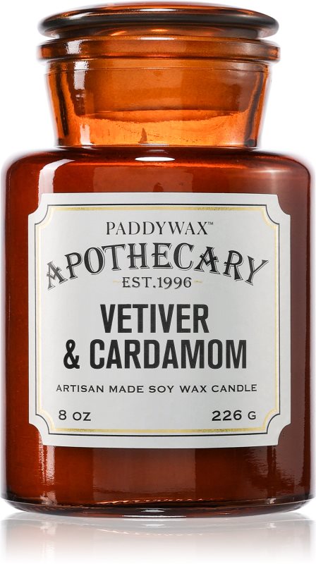 Paddywax Apothecary Vetiver & Cardamom lumânare parfumată 226 g