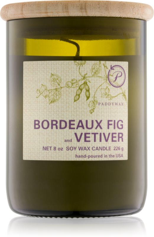 Paddywax Eco Green Bordeaux Fig & Vetiver lumânare parfumată 226 g