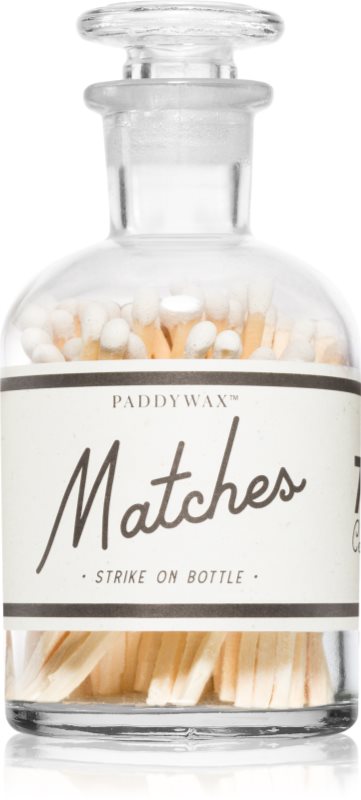 Paddywax Matches White Glass chibrituri 75 buc