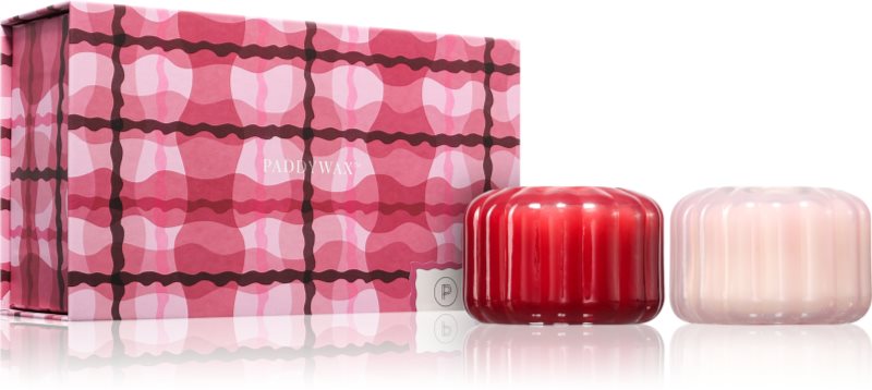 Paddywax Ripple Rose & Gardenia set cadou