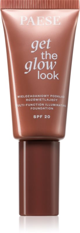Paese Get The Glow Look Illuminating Foundation Machiaj usor cu efect de luminozitate SPF 20