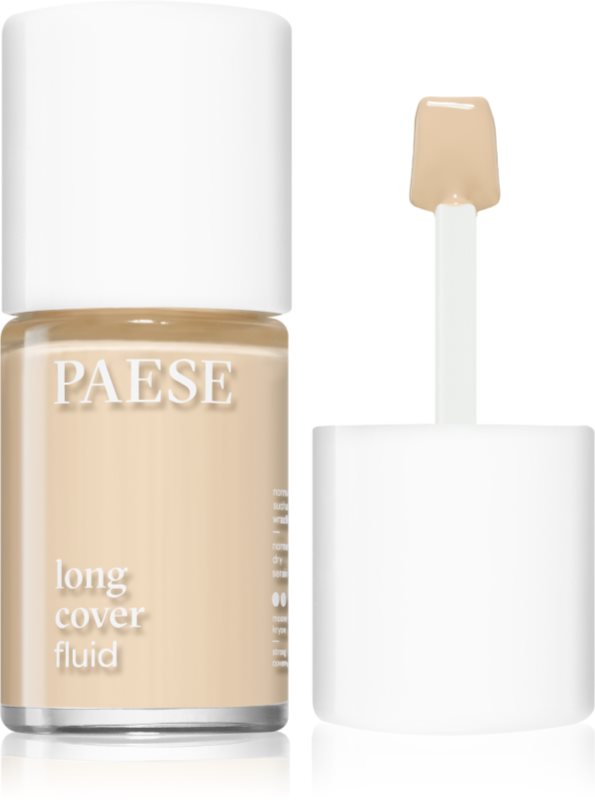 Paese Long Cover Fluid fond de ten lichid culoare 01 Light Beige 30 ml