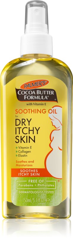 Palmer’s Cocoa Butter Formula Stretch Marks & Scars ulei de corp calmant pentru piele uscata, actionand impotriva senzatiei de mancarime 150 ml