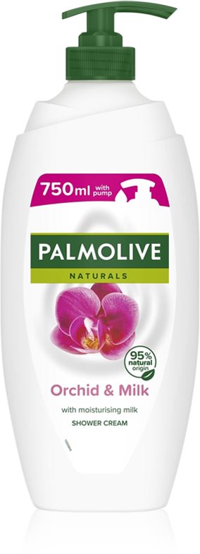 Palmolive Naturals Orchid gel cremos pentru dus cu extract de orhidee cu pompă 750 ml